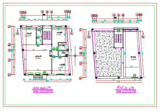 پلان معماری (یک طبقه با بهار خواب) به ابعاد 12.04*13
